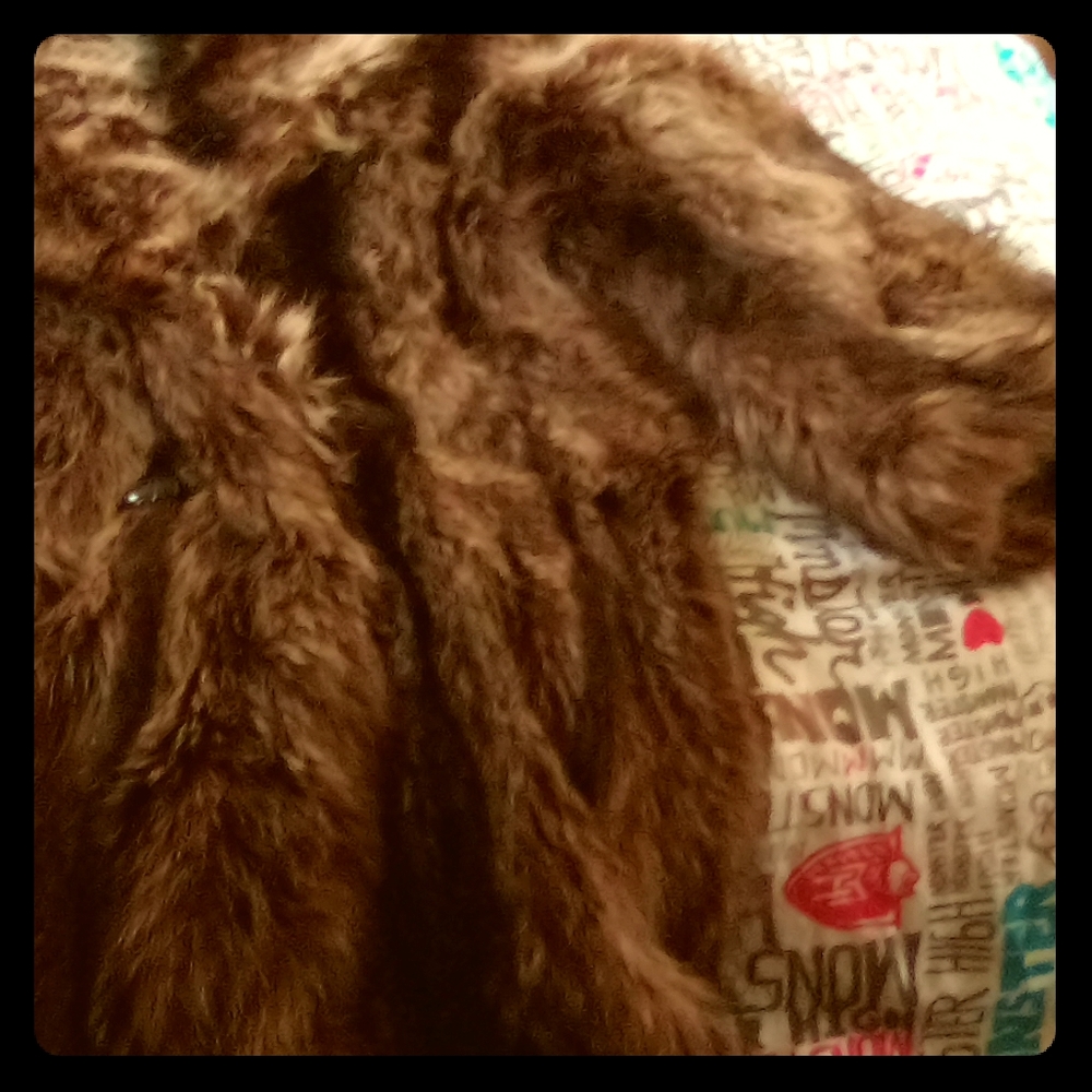 Full length custom made fur coat